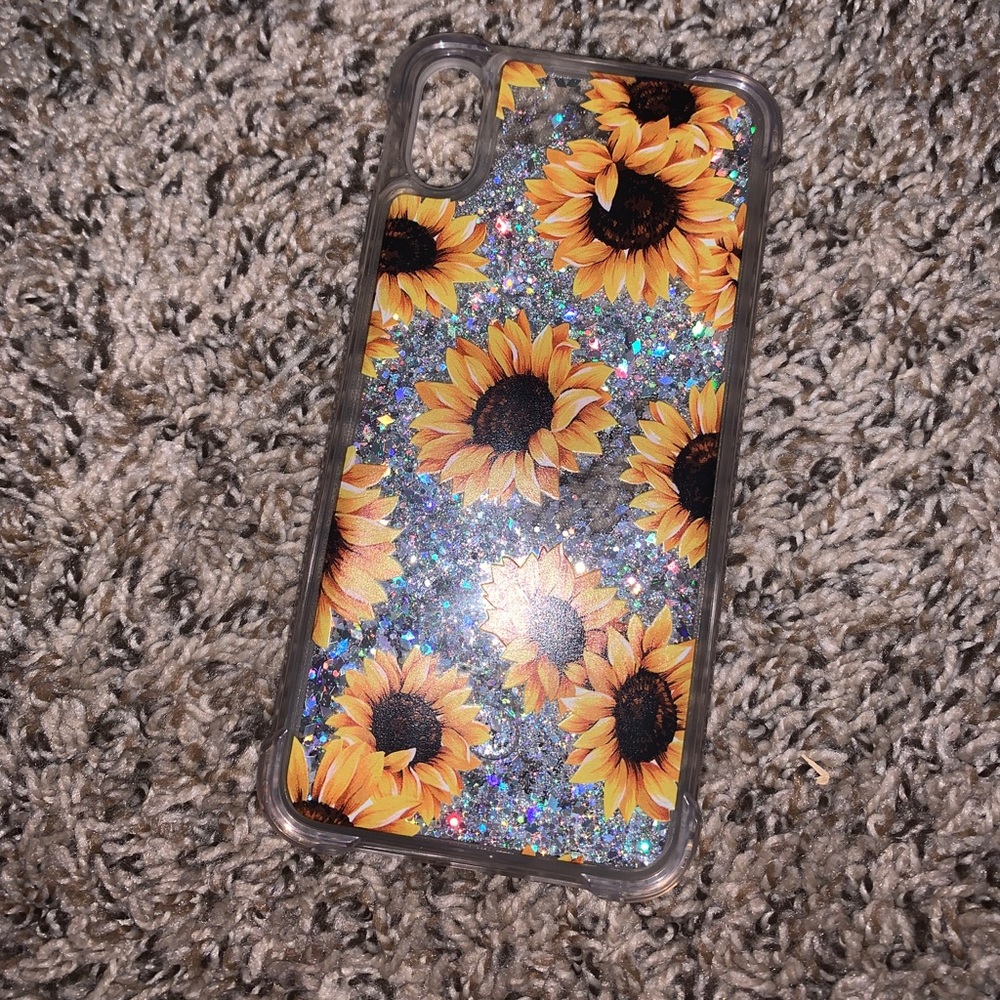 I PHONE XS MAX SUNFLOWER CASE